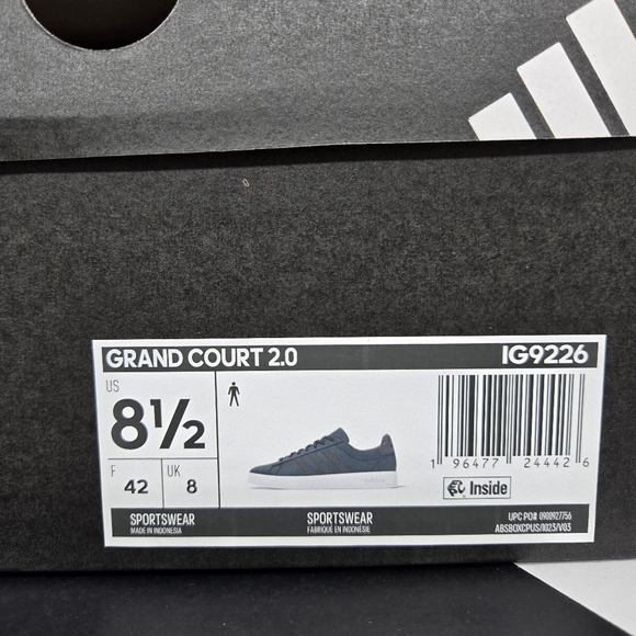 New Adidas Grand Court 2.0 Men\'s Shoes IG9226 Size 8.5 main image 4
